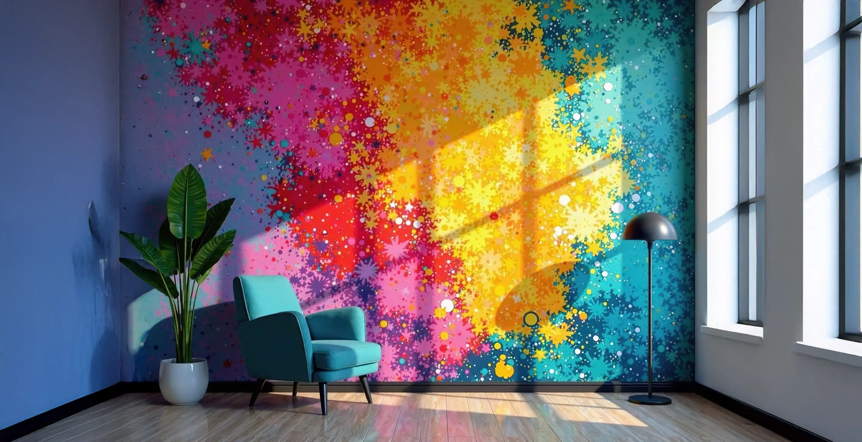 custom vinyl mural